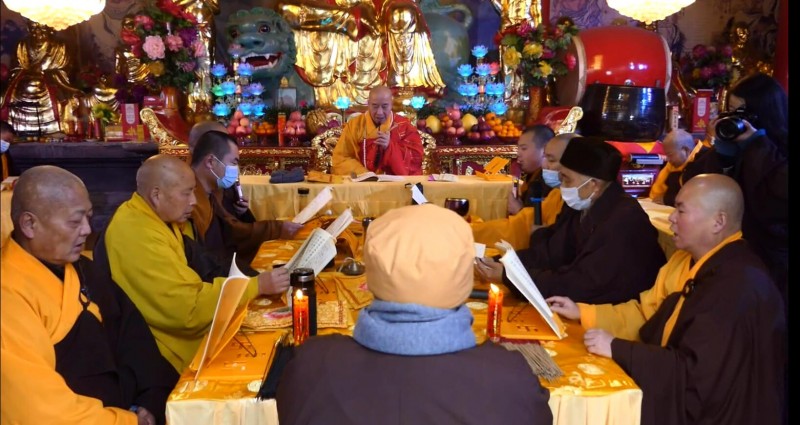 釋印來(lái)法師三周年紀(jì)念法會(huì)在河南魯山文殊寺舉辦