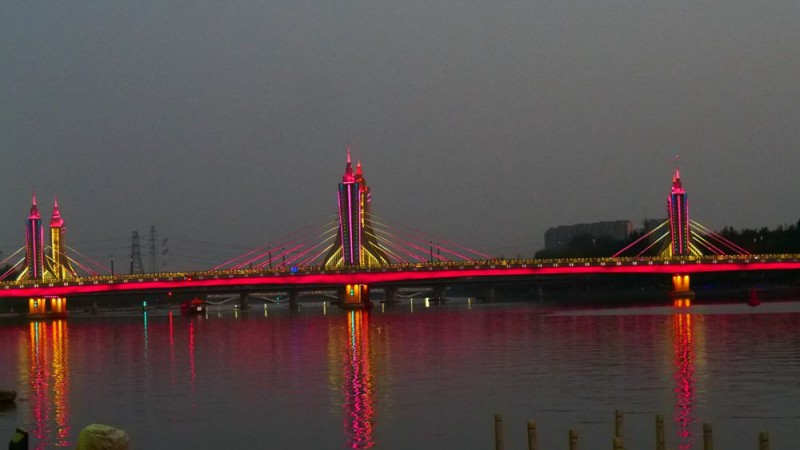 攝影：北京通州運河公園水上風(fēng)景及畫舫游船掠影